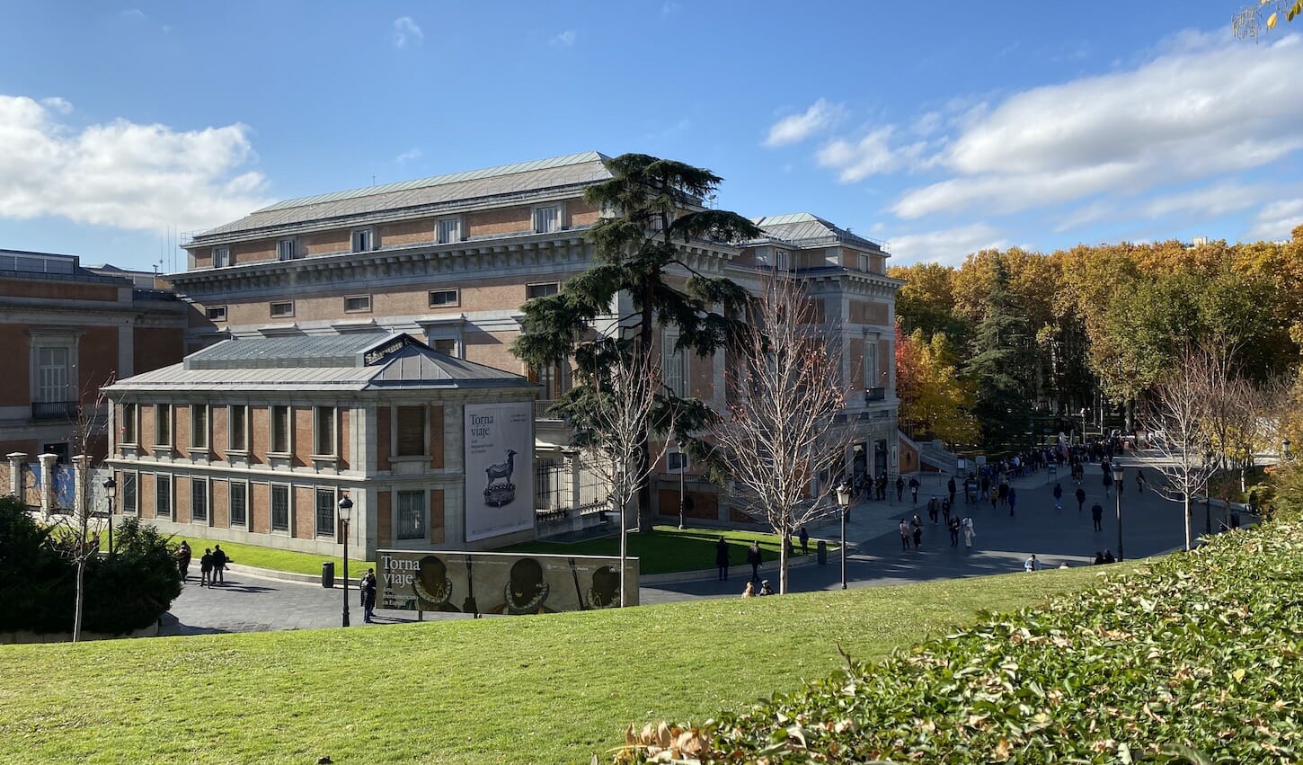 Vista del Museo Del Prado de Madrid