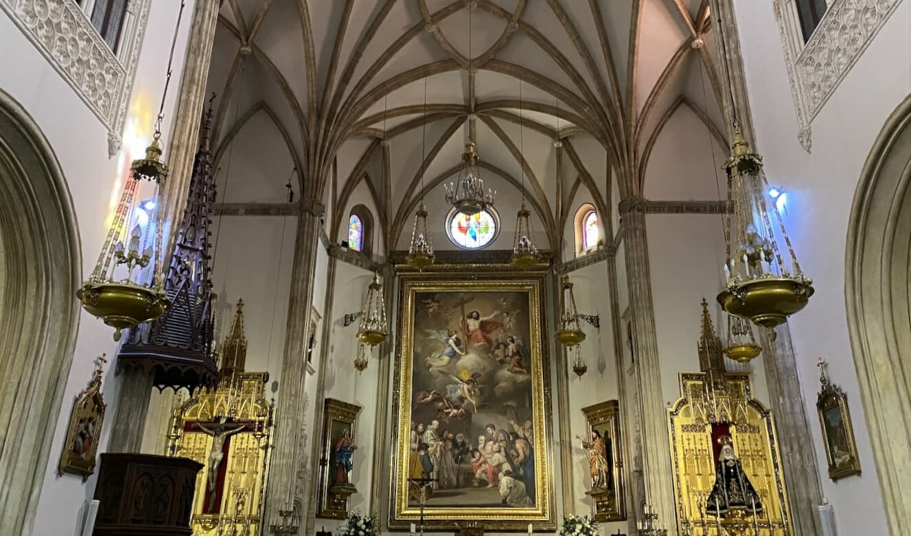 Altar de Los Jerónimos en Madrid