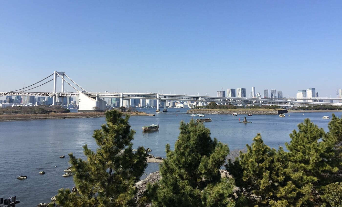 Vista de la Bahía de Odaiba en Tokio