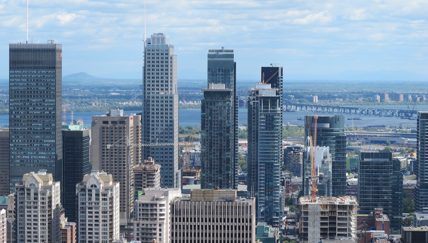 Vista de Montreal desde Mount Royal