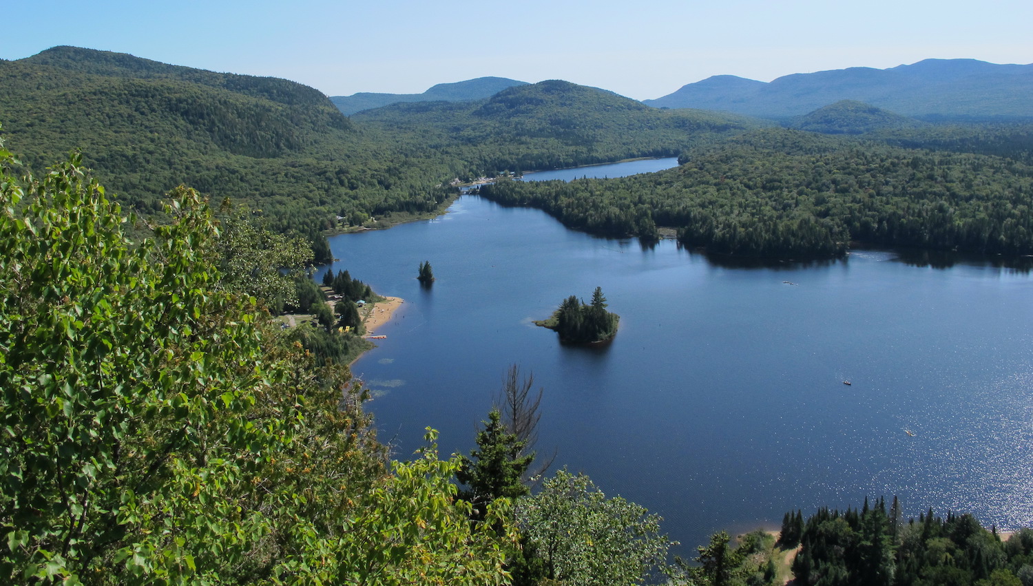 Mirador de la Roche en el Parque Nacional Mont Tremblant Canadá