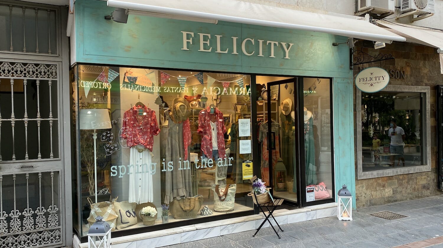 Felicity tienda de ropa Costa del Sol